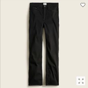 9” Demi Boot Crop Jean in Stay Black Wash